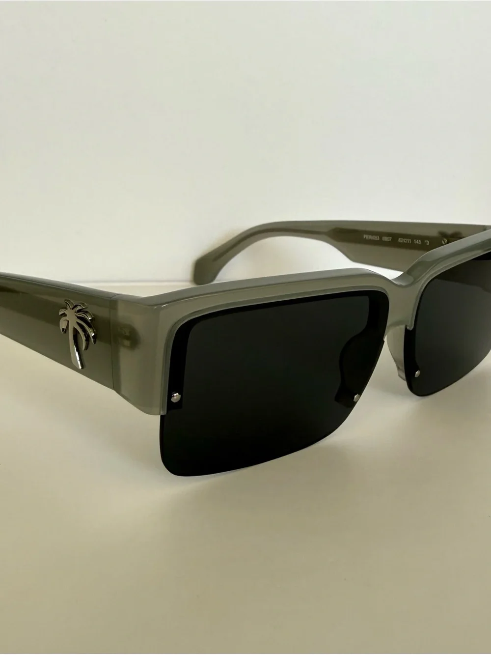 NEW!!  Palm Angels unisex grey sunglasses PERI053 0907 Authentic